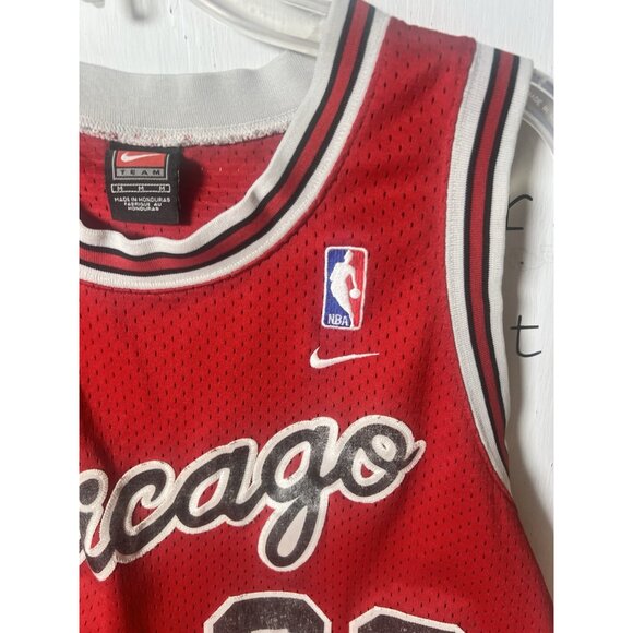 Red NBA Chicago Bulls NIKE #23 JORDAN 1984 Flight 8403 Jersey Medium +2 Read - Picture 6 of 10